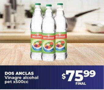 Supermayorista Vital Dos Anclas Vinagre Alcohol pet x 500cc oferta