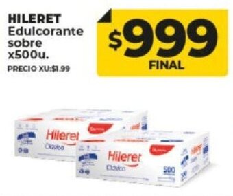 Supermayorista Vital Hileret Edulcorante sobre x 500u, oferta