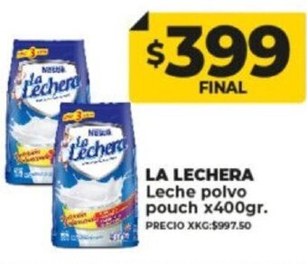 Supermayorista Vital La Lechera Leche polvo pouch x 400gr. oferta