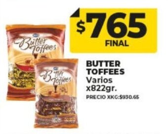 Supermayorista Vital Butter Toffees oferta