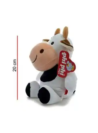 El Mundo del Juguete Peluche sueve animales 20cm vaca oferta