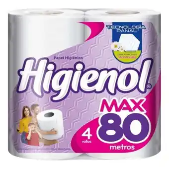 Supermercados Comodin Papel higienico higienol max lym 4x80m oferta