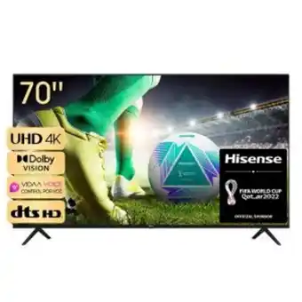 Smart tv 70" 4k hisense 70a6h ultra hd