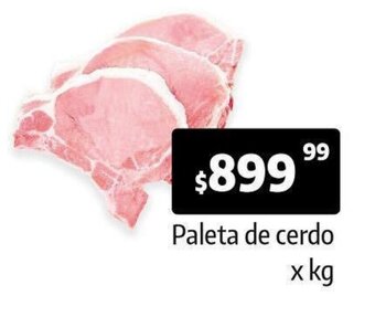 Autoservicio Capo Paleta de Cerdo x kg oferta