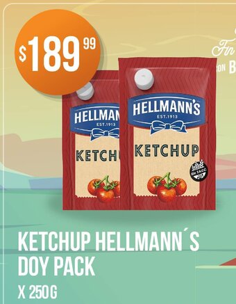 Supermercados Buenos Días Ketchup Hellmann's Doy Pack x 250g oferta