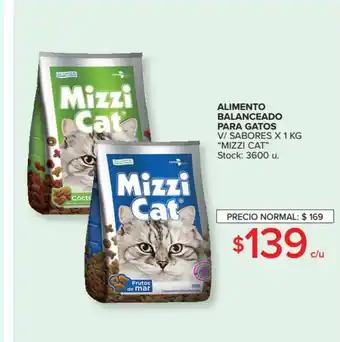 Carrefour "Mizzi Cat" Alimento Balanceado Para Gatos V/ Sabores x 1 kg oferta