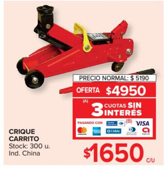 Carrefour Crique Carrito oferta