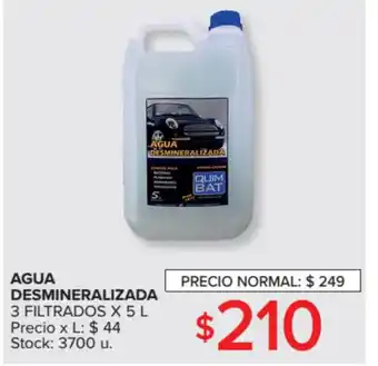 Carrefour Agua Desmineralizada 3 Filtrados x 5 L oferta