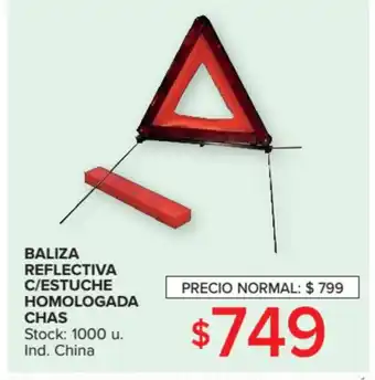 Carrefour Baliza Reflectiva C/Estuche Homologada Chas oferta