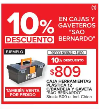 Carrefour "Sao Bernardo" Caja Herramientas Plastica 12 C/Bandeja Y Gaveta oferta