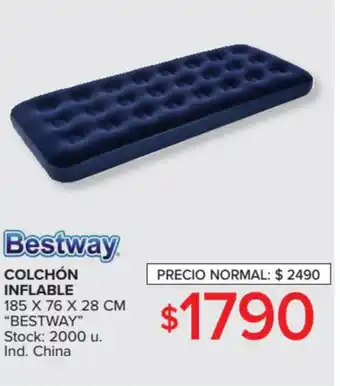 Carrefour Colchón Inflable 185x76x28cm Bestway oferta