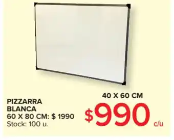 Carrefour Pizzarra Blanca 60 x 80cm oferta