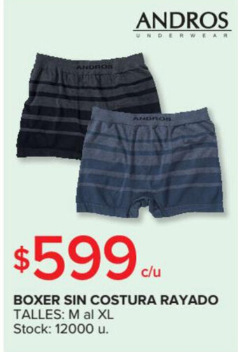 Carrefour Boxer Sin Costura Rayado oferta