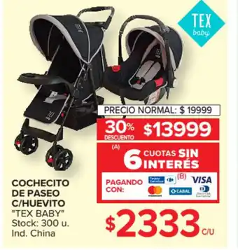 Carrefour Text Baby Cochecito De Paseo C/Huevito oferta