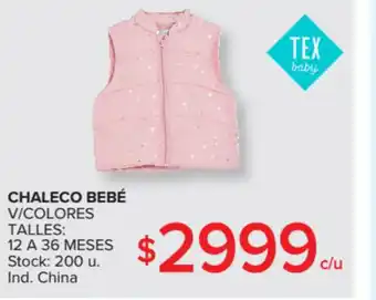 Carrefour Chaleco Bebè oferta