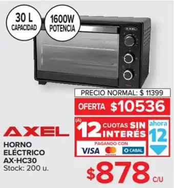 Carrefour Axel Horno Elèctrico AX-HC30 oferta