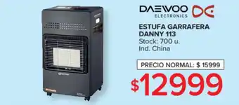 DAEWOO Estufa Garrafera Danny 113