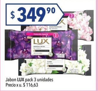 Hergo Jabon Lux pack 3 unidades oferta