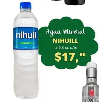 Supermercados A Granel Nihuill Agua Mineral 600 cc c/u oferta
