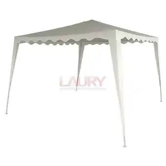 Monumental Hogar Gazebo laury 3x3 mts. blanco 2.50 mts mod.13873 oferta