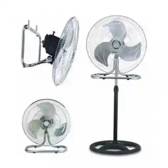 Ventilador 18 kanji 3 en 1 pie turbo pared