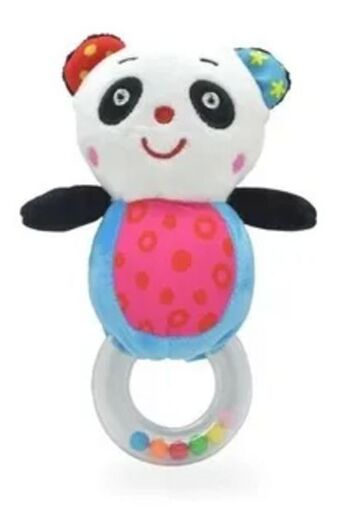 Sonajero soft oso panda con cascabel okbb0259
