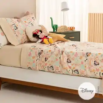 Arredo Juego de sábanas 1 plaza sunny smiles minnie oferta