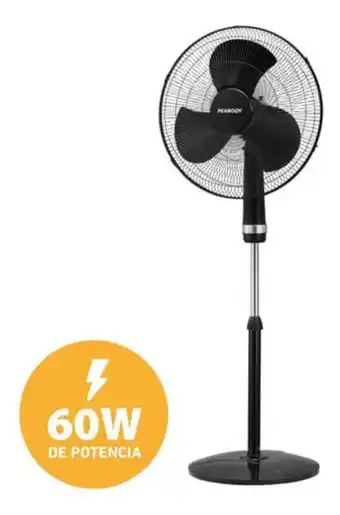 Monumental Hogar Ventilador peabody pie 20" 3 palas plastico pe-vp2060 oferta