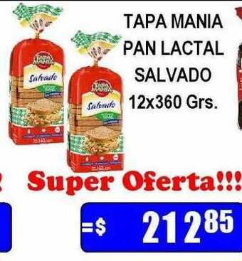 Dulcenter Tapa mania pan lactal salvado oferta