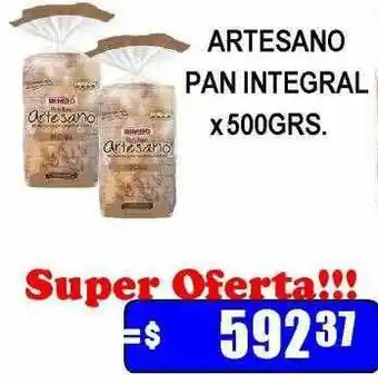 Artesano pan integral