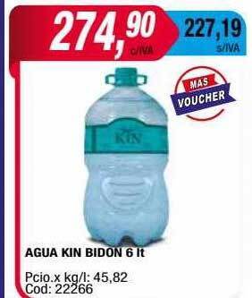 Maxiconsumo Agua kin bidon oferta