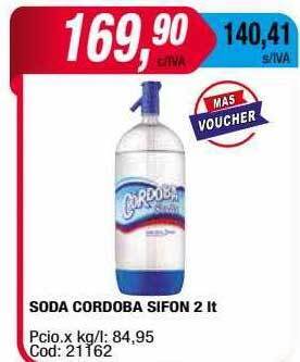 Maxiconsumo Soda cordoba sifon oferta