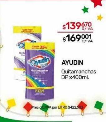 Nini Mayorista Ayudin quitamanchas dp oferta