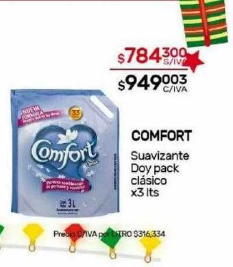 Nini Mayorista Comfort suavizante doy pack clásico oferta