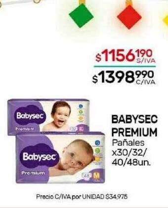 Nini Mayorista Babysec premium pañales oferta