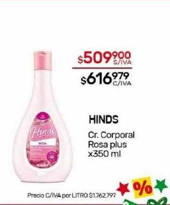 Nini Mayorista Hinds cr. corporal rosa plus oferta