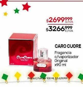 Nini Mayorista Caro cuore fragancia c vaporizador original oferta