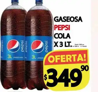 Supermercados Mariano Max Gaseosa pepsi cola oferta