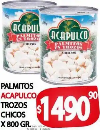 Supermercados Mariano Max Palmitos acapulco trozos chicos oferta