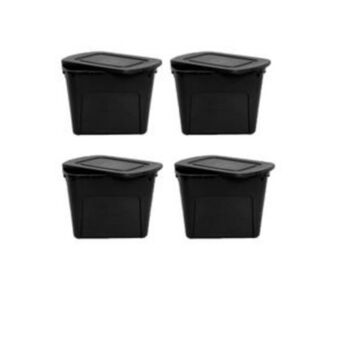 Frávega Juego de 4 contenedores eco box 80 lts oferta