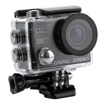 Frávega Cámara deportiva gadnic sx10 4k 20mpx pantalla touch + batería extra oferta