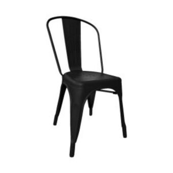 Frávega Silla diseño industrial apilable garden life tolix de acero oferta