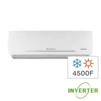 Frávega Aire acondicionado split frío/calor hitachi neoplus inverter 5300w 4500f hsfy5300fc oferta