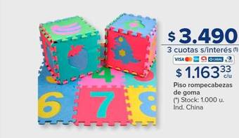 Carrefour Piso rompecabezas de goma oferta