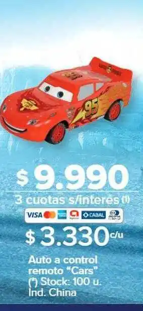 Carrefour Auto a control remoto cars oferta