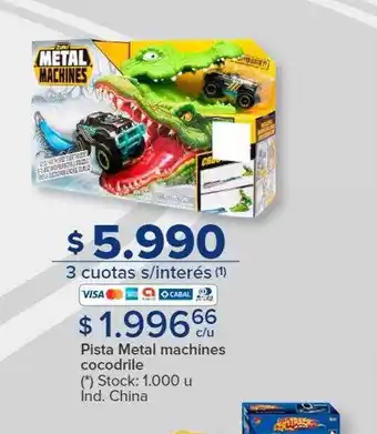Carrefour Pista metal machines cocodrile oferta