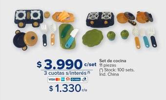 Carrefour Set de cocina 11 piezas oferta