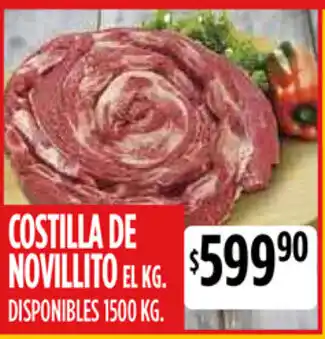 Supermercados Vea Costilla de Novillito 1500 kg oferta