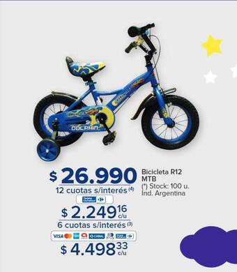 Carrefour Bicicleta r12 mtb oferta
