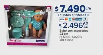 Carrefour Bebé con accessorios 23 cm oferta